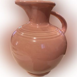 Fiesta-ware dusty rose pitched